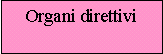 L'organo direttivo riceve le direttive dagli organi istituzionali e le impartisce ai singoli organi operativi