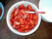 pomodori tagliati